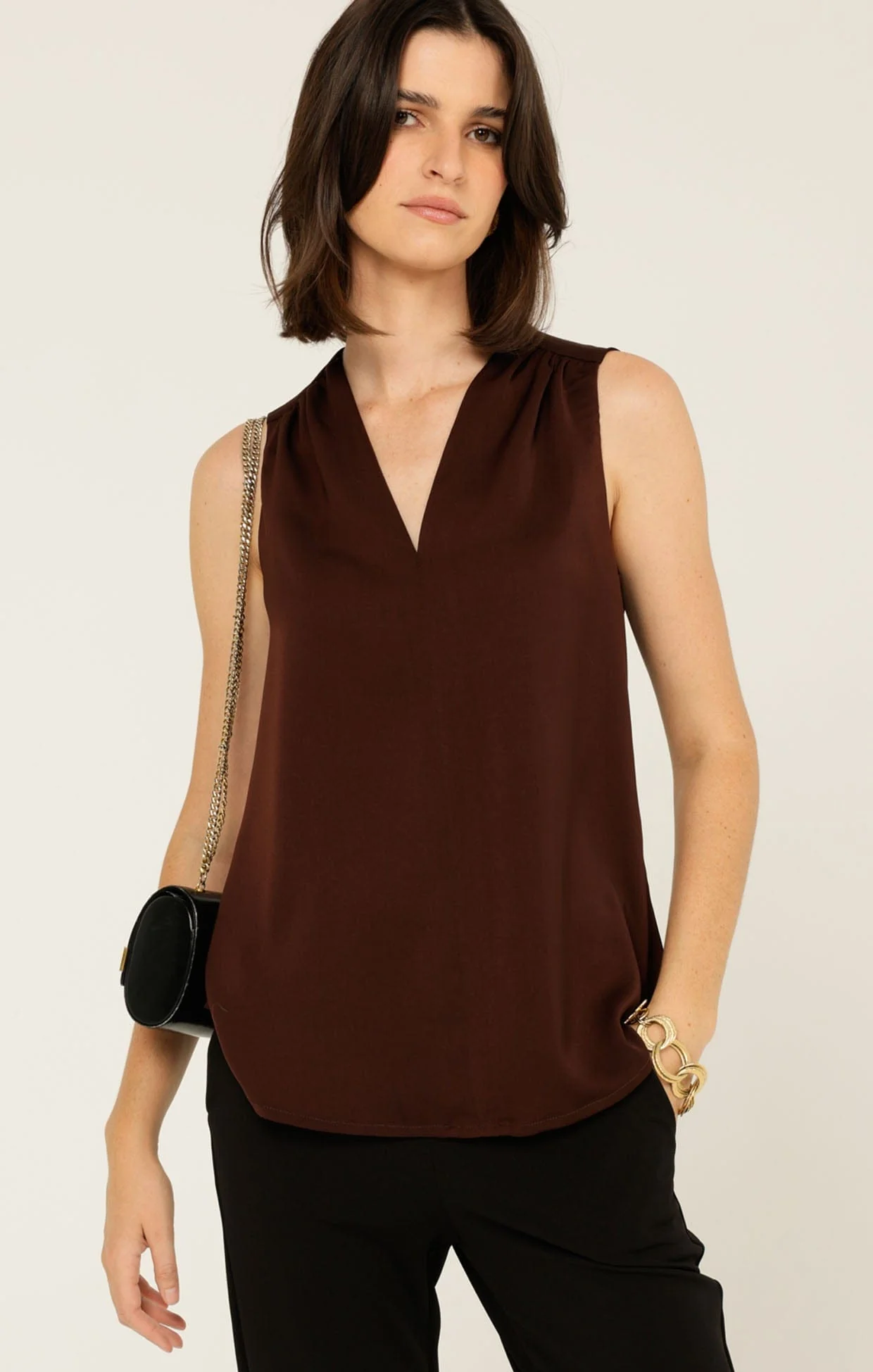PIPER TOP IN CHOCOLATE - Image 4