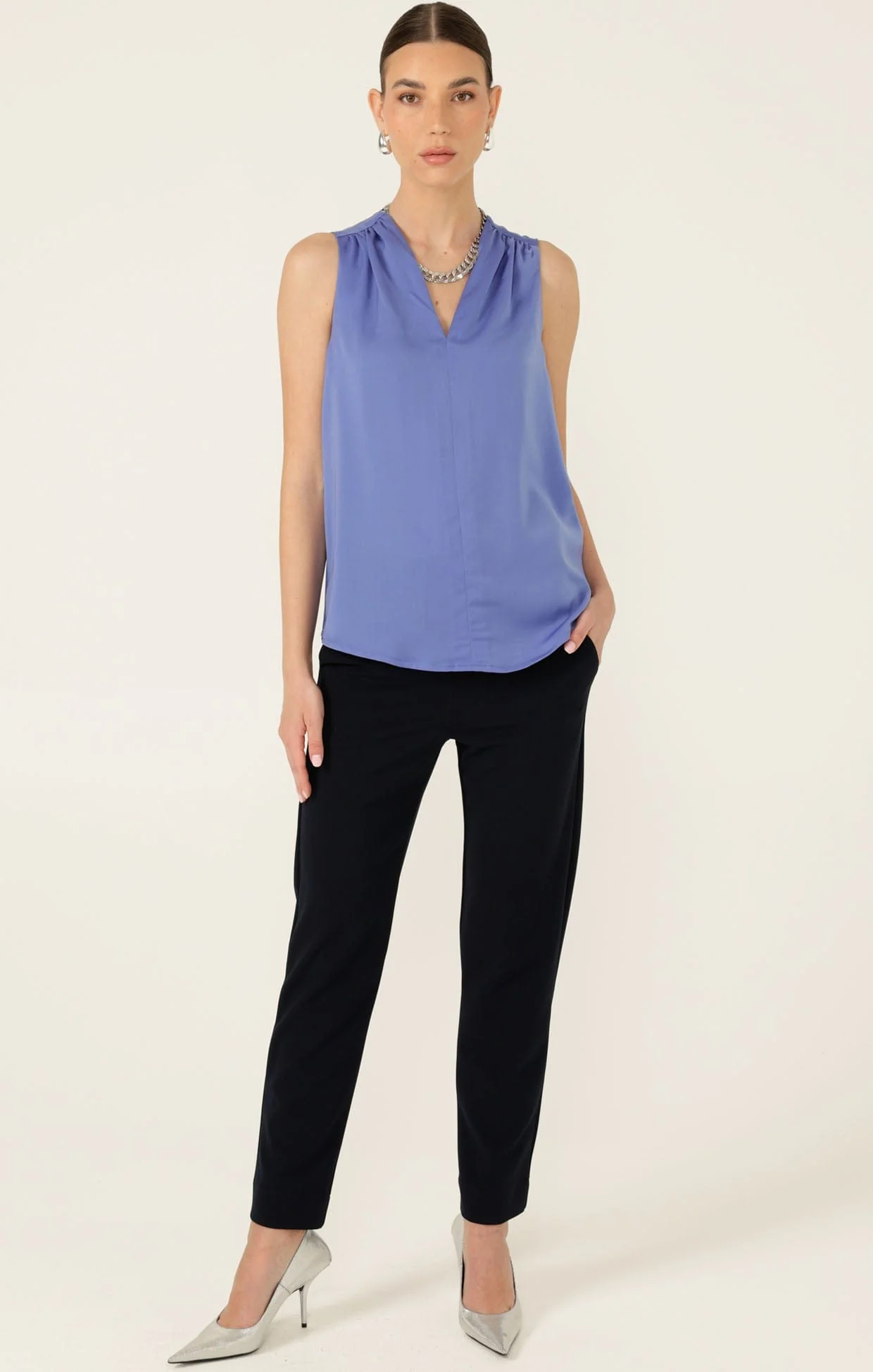 PIPER TOP IN CORNFLOWER - Image 2