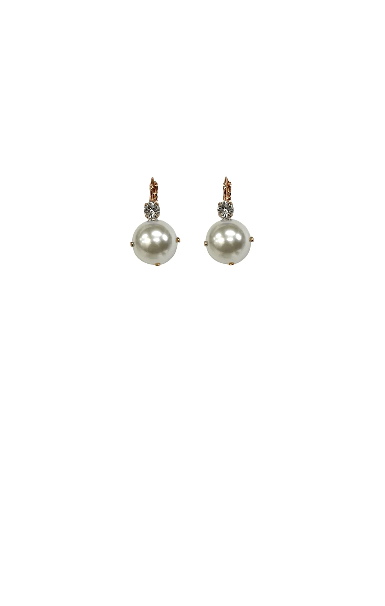 PRAGUE EARRINGS IN CRYSTAL PEARL