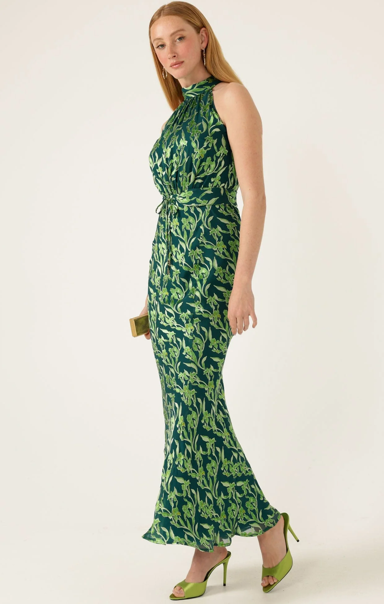 PRISCILLA HALTER BIAS DRESS - Image 3