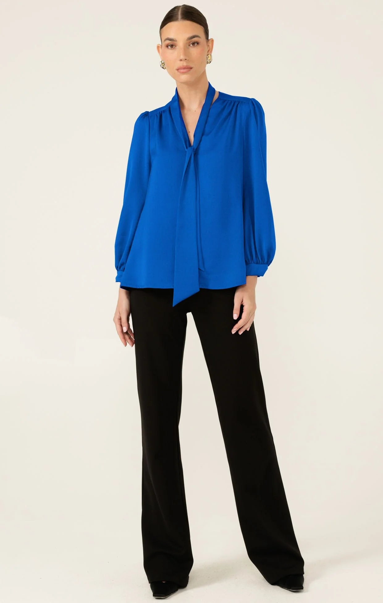 PRUDENCE BLOUSE IN CERULEAN - Image 5