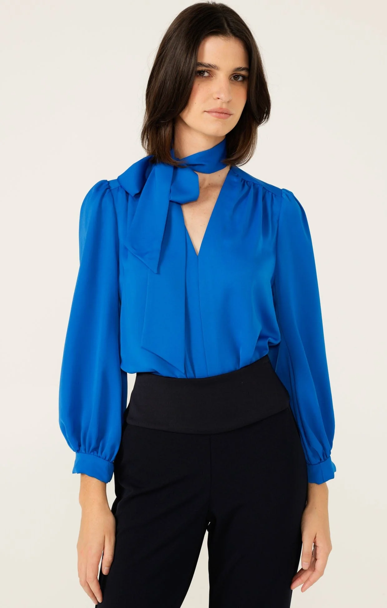 PRUDENCE BLOUSE IN CERULEAN - Image 7