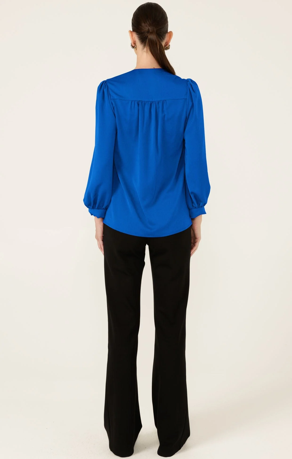 PRUDENCE BLOUSE IN CERULEAN - Image 9
