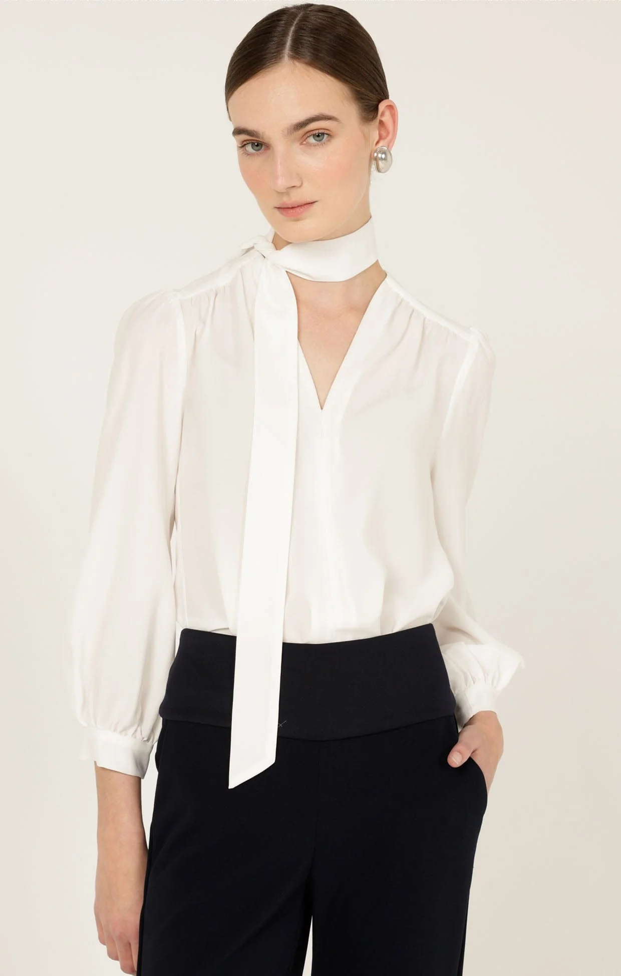 PRUDENCE BLOUSE IN IVORY - Image 3
