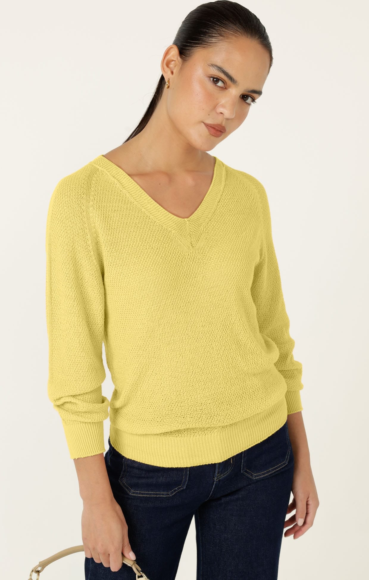 ROSANNA KNIT TOP IN LEMON