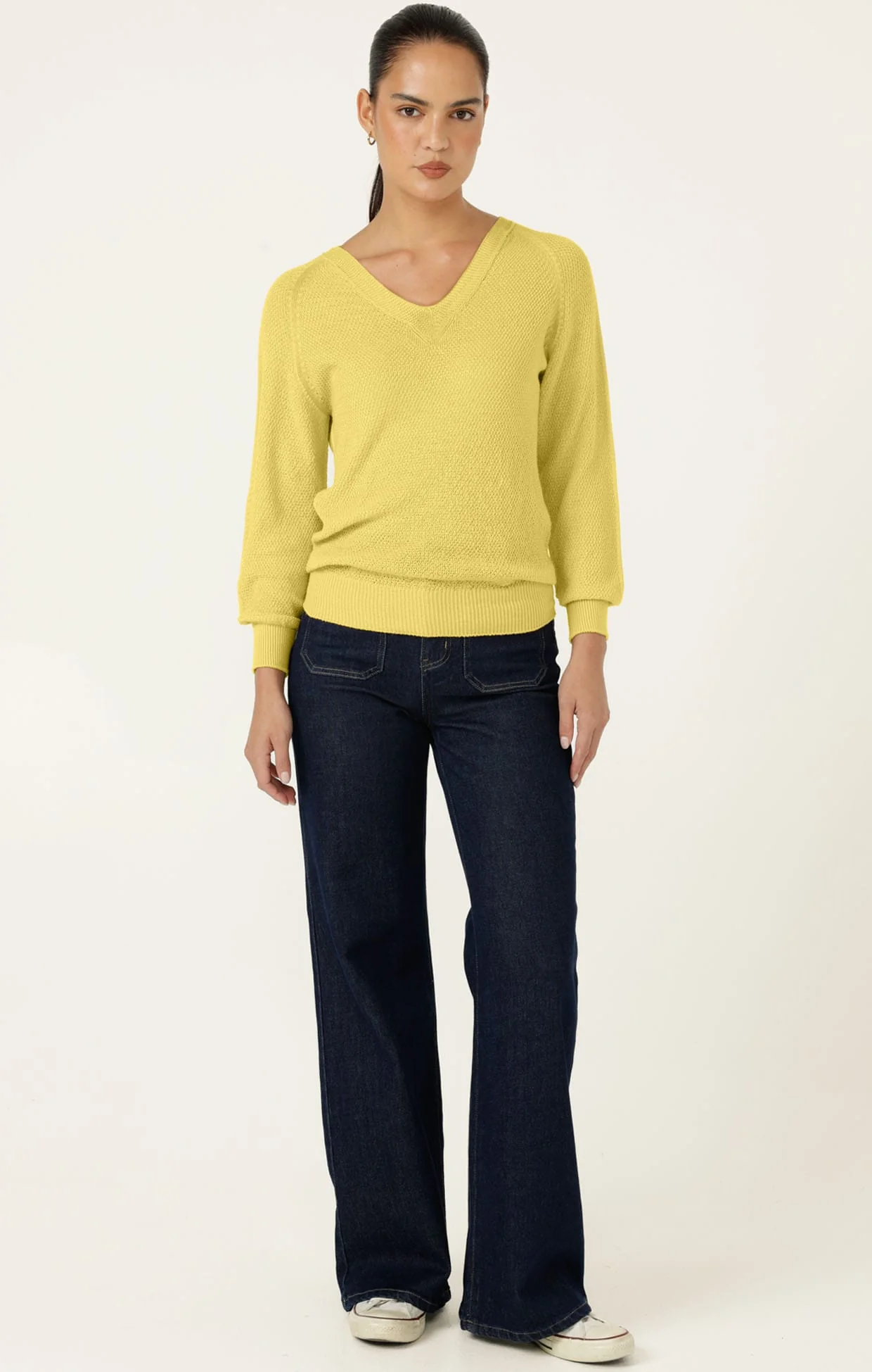 ROSANNA KNIT TOP IN LEMON - Image 3