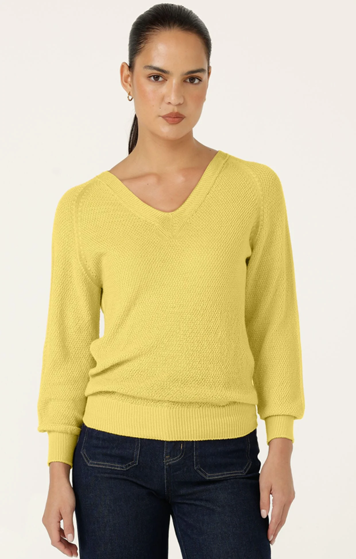 ROSANNA KNIT TOP IN LEMON - Image 4