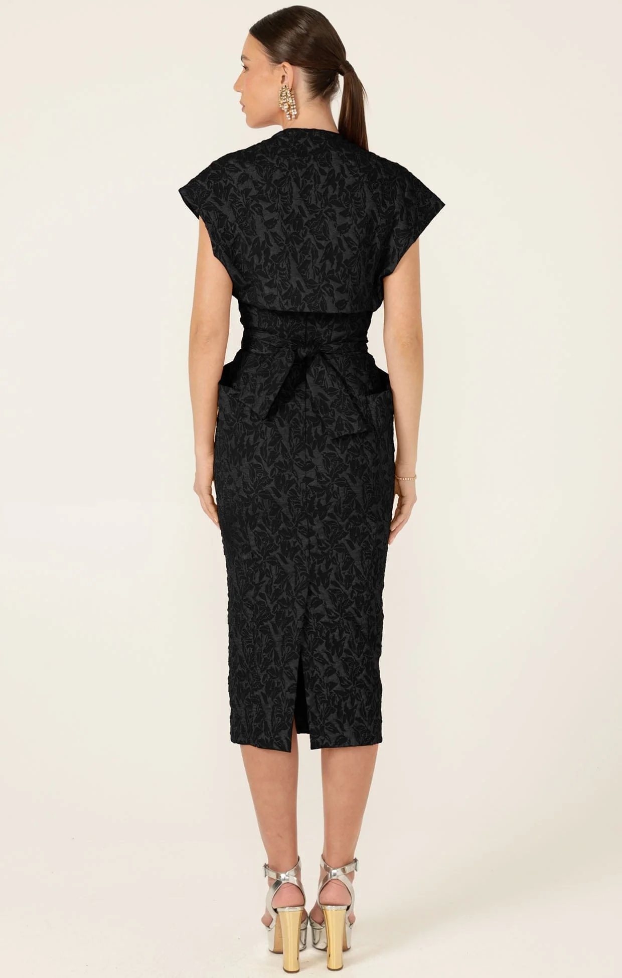 SAMBA DRESS AND BOLERO SET IN BLACK - Image 10