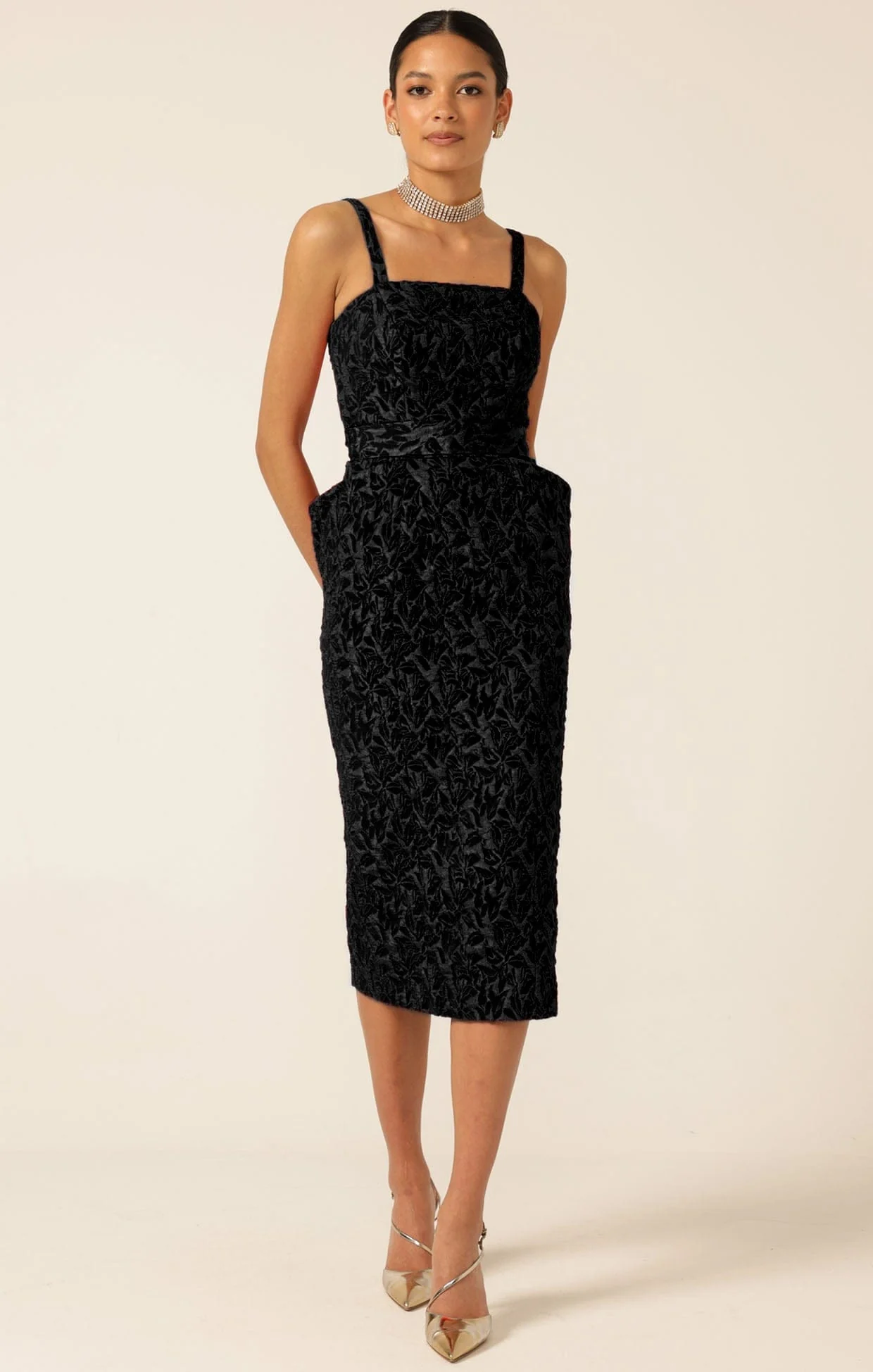 SAMBA DRESS AND BOLERO SET IN BLACK - Image 3