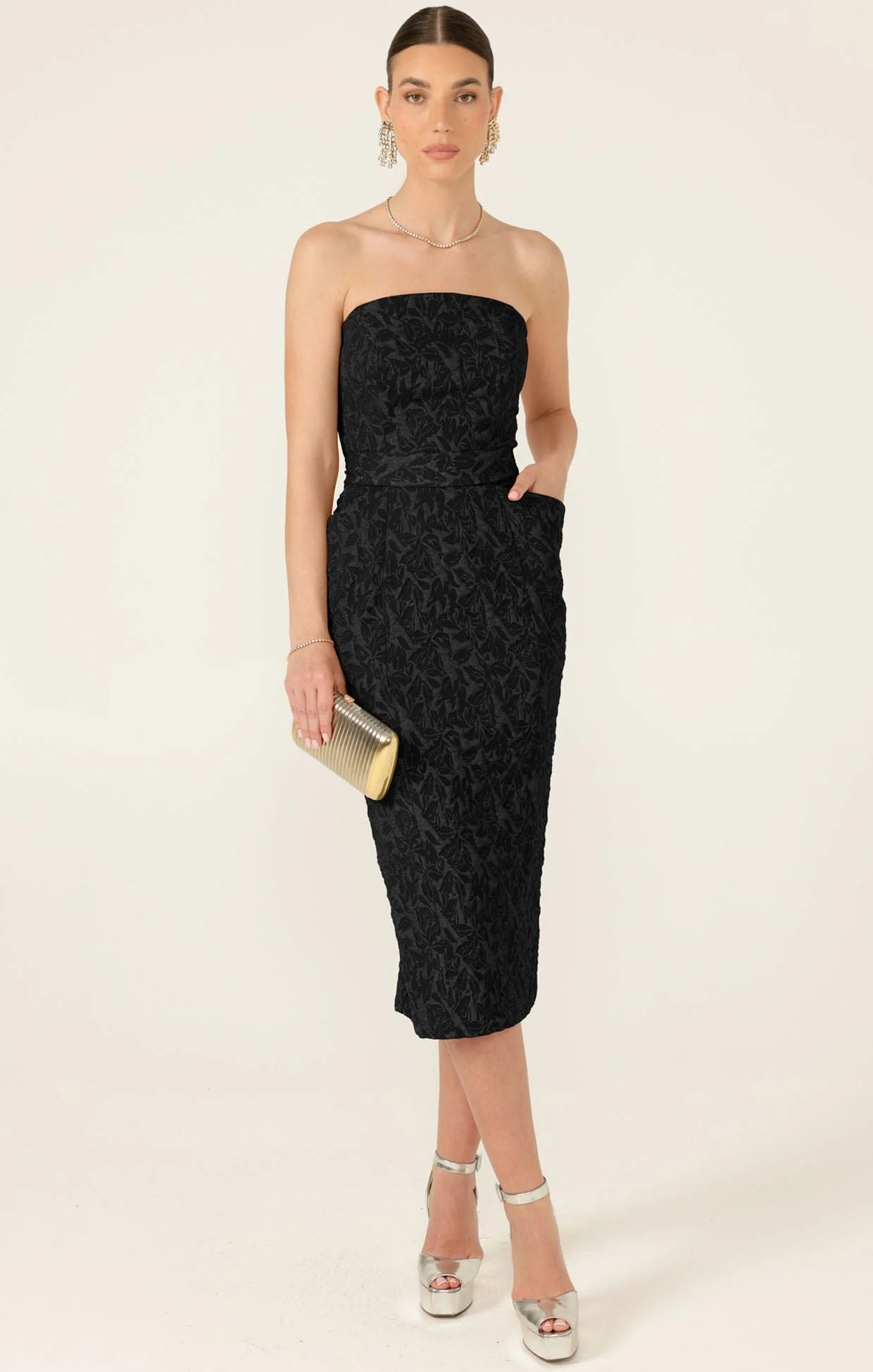 SAMBA DRESS AND BOLERO SET IN BLACK - Image 5