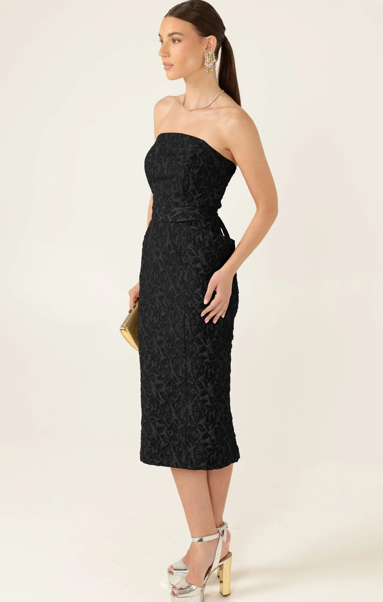 SAMBA DRESS AND BOLERO SET IN BLACK - Image 7