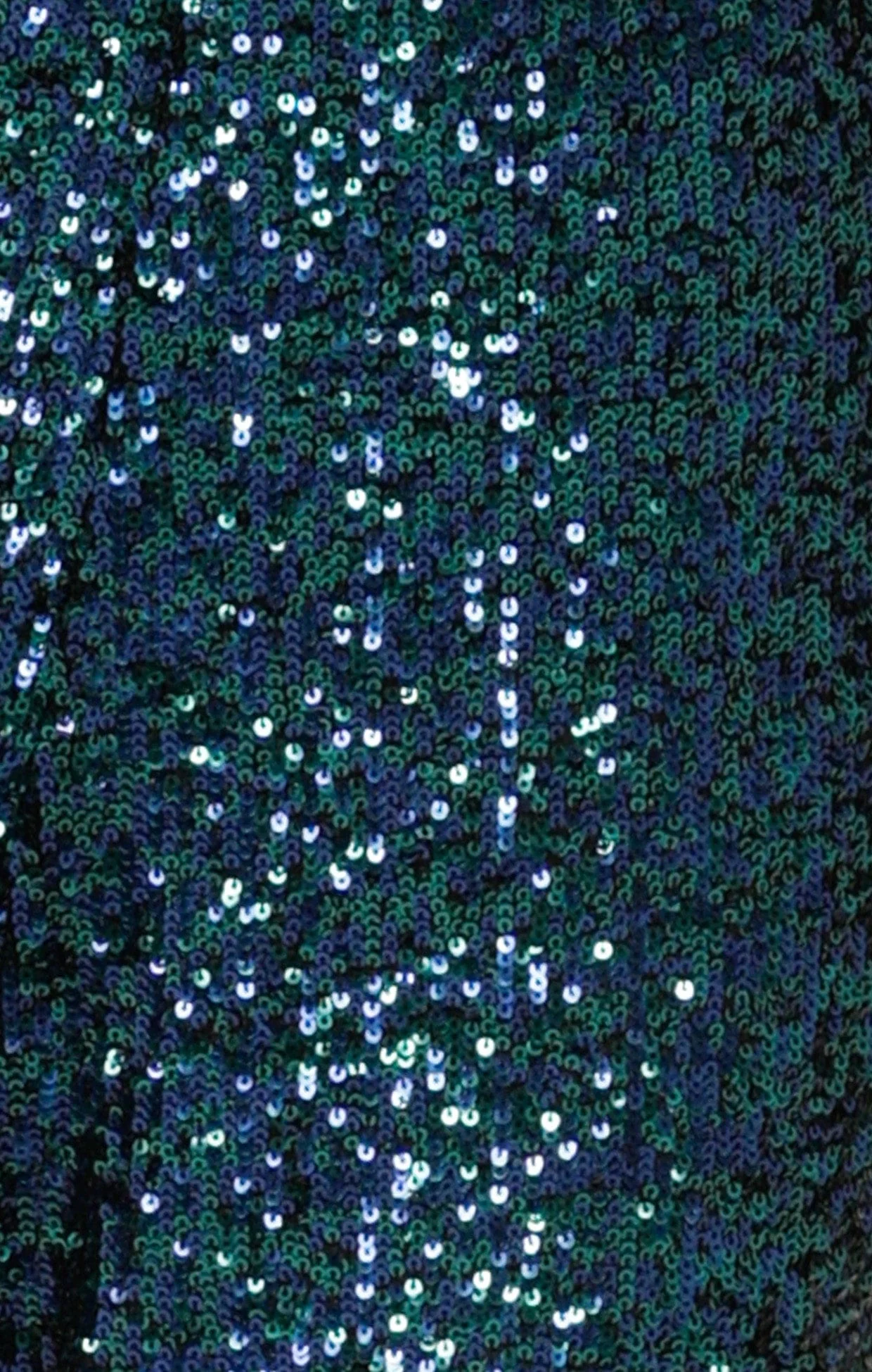 SEQUIN PALAZZO PANT IN PEACOCK - Image 10