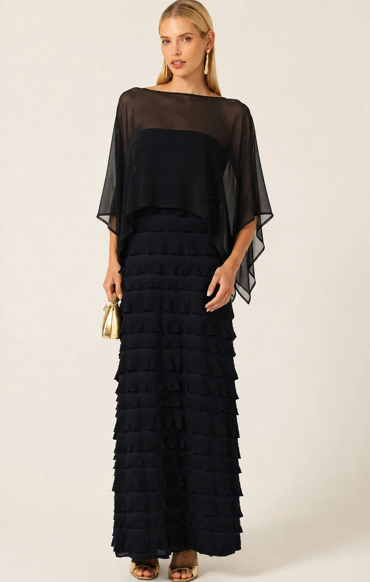 SHEER SILK CAPE - Image 2