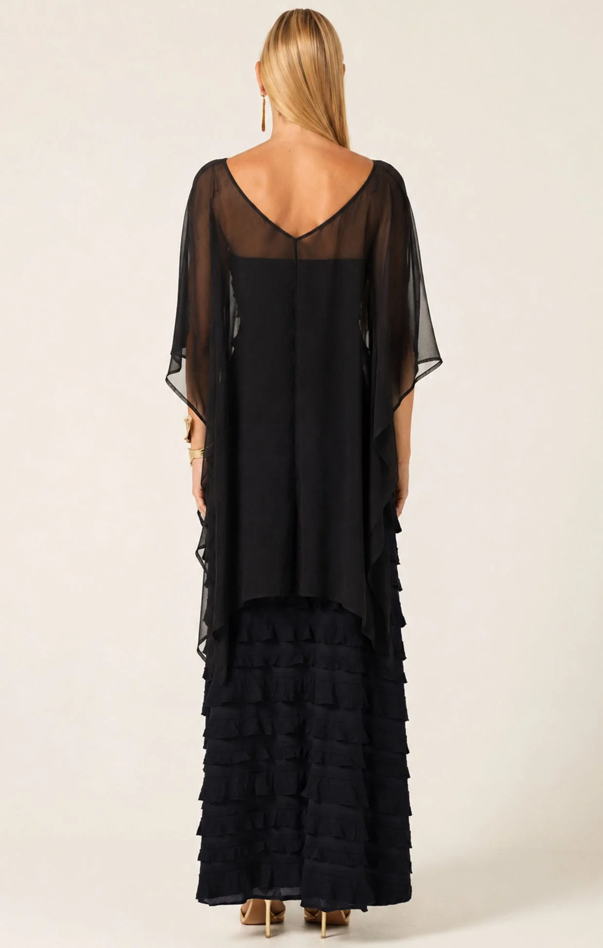 SHEER SILK CAPE - Image 5