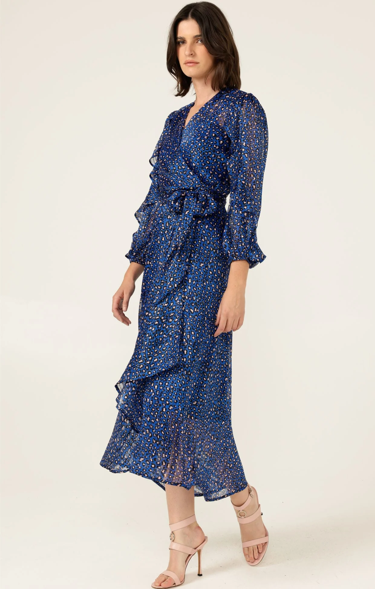 SHONA MIDI WRAP DRESS - Image 7