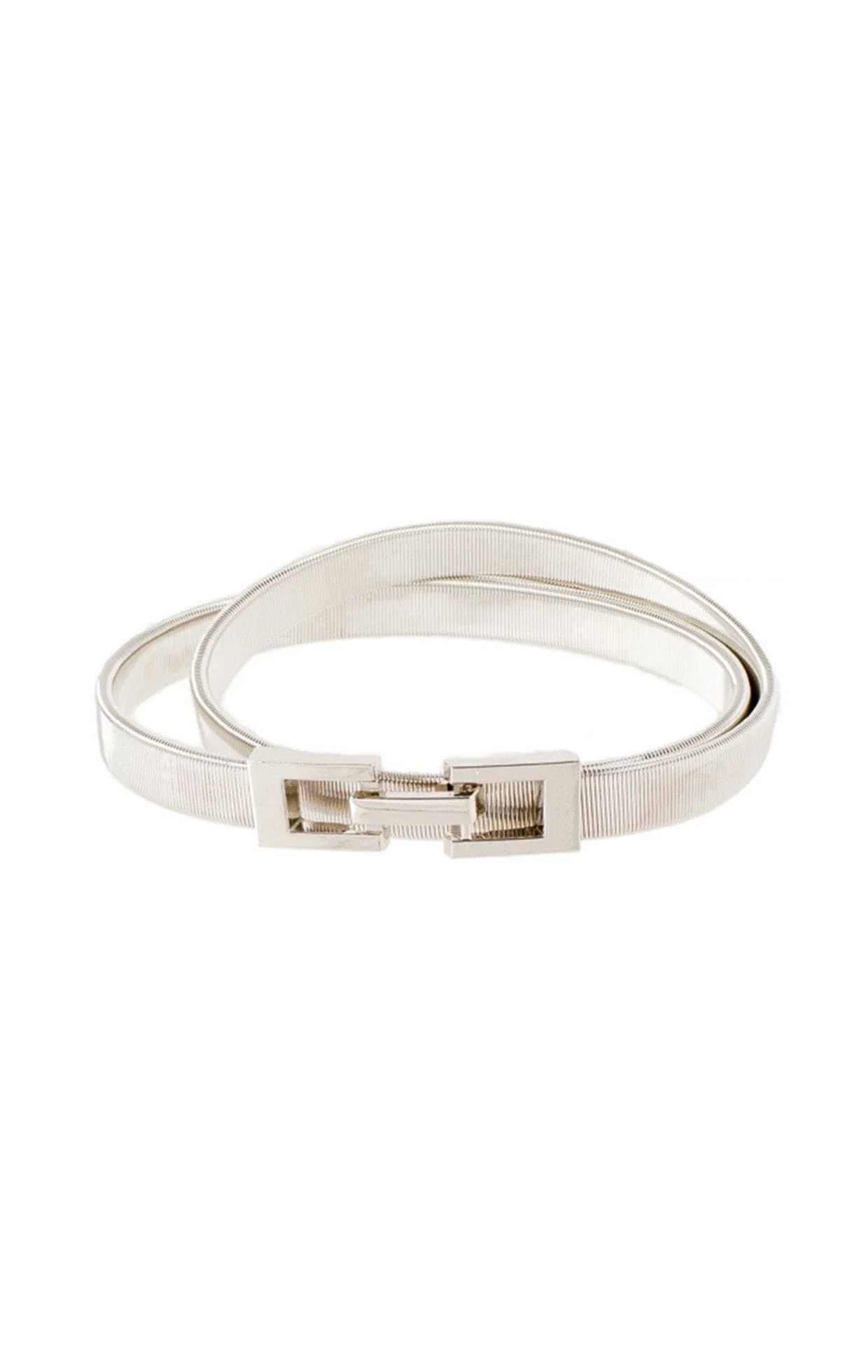 SLINKY BELT IN SILVER
