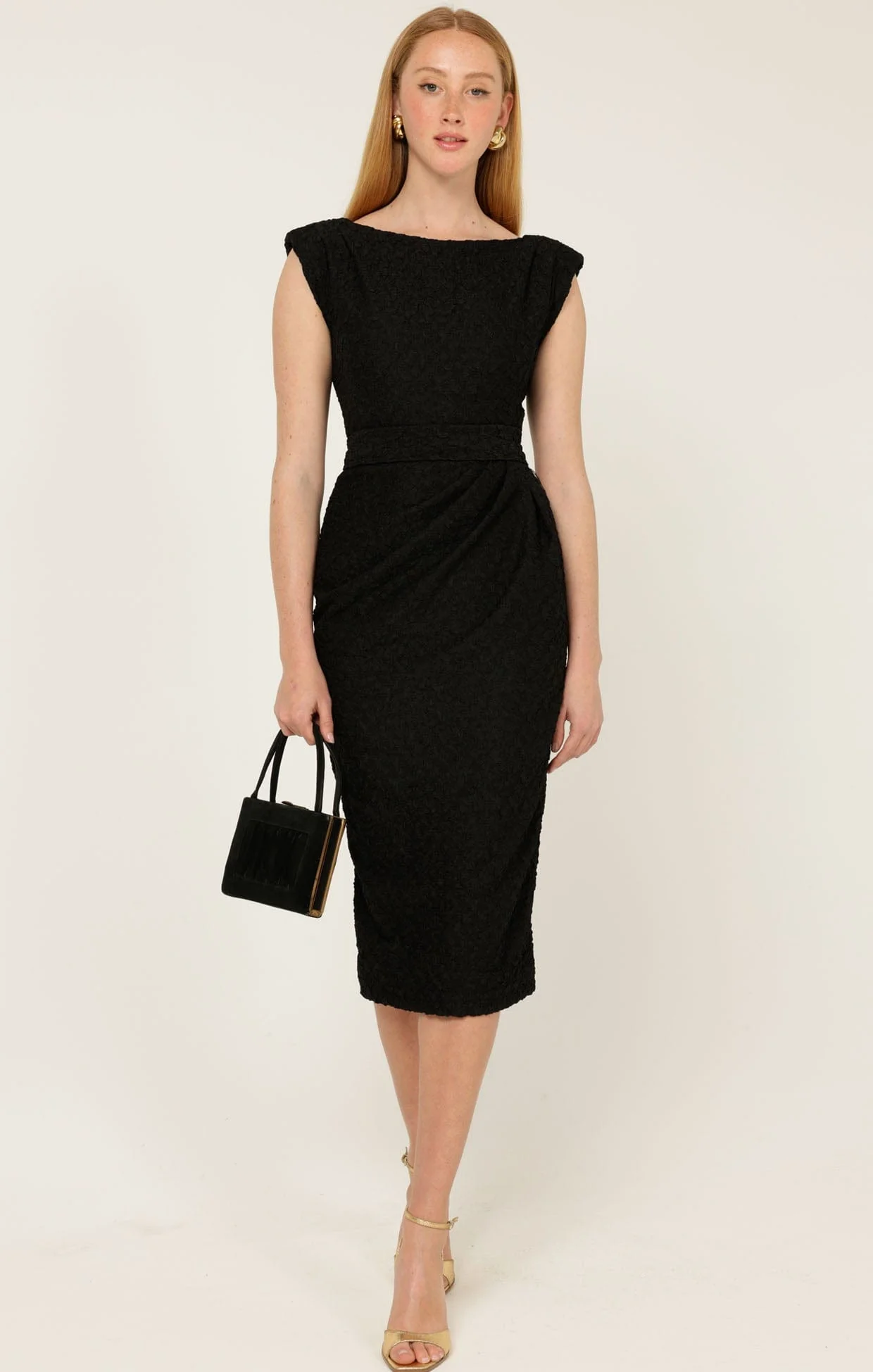 SOFIA DRESS IN BLACK - Image 4