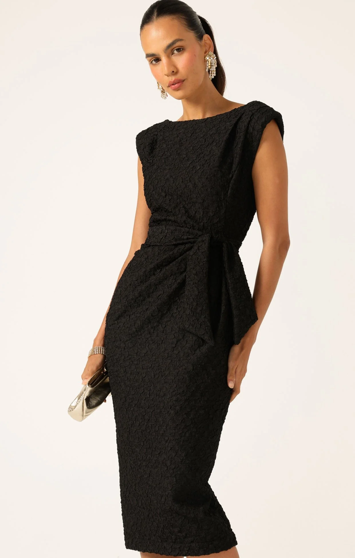SOFIA DRESS IN BLACK - Image 7