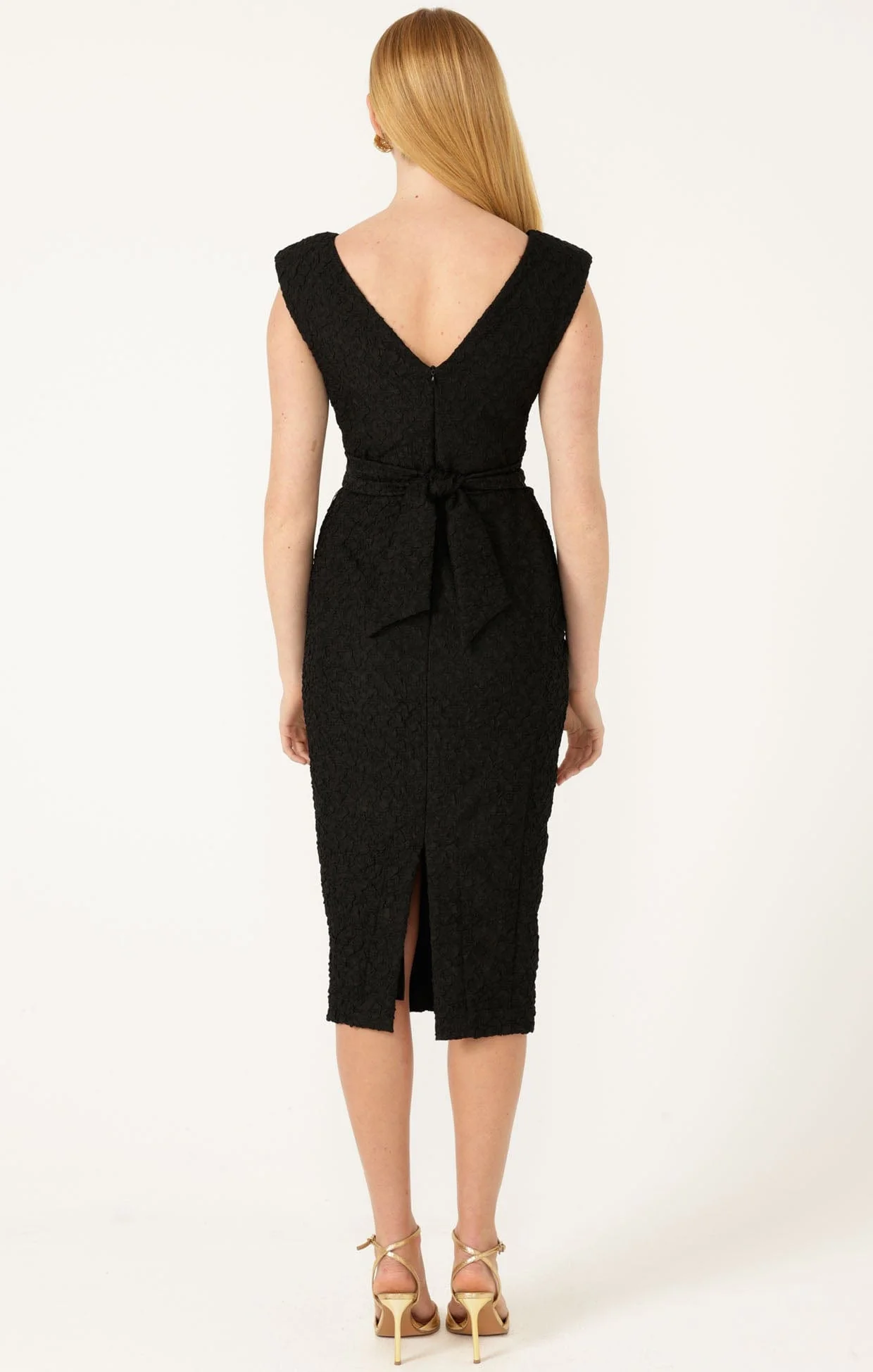 SOFIA DRESS IN BLACK - Image 9