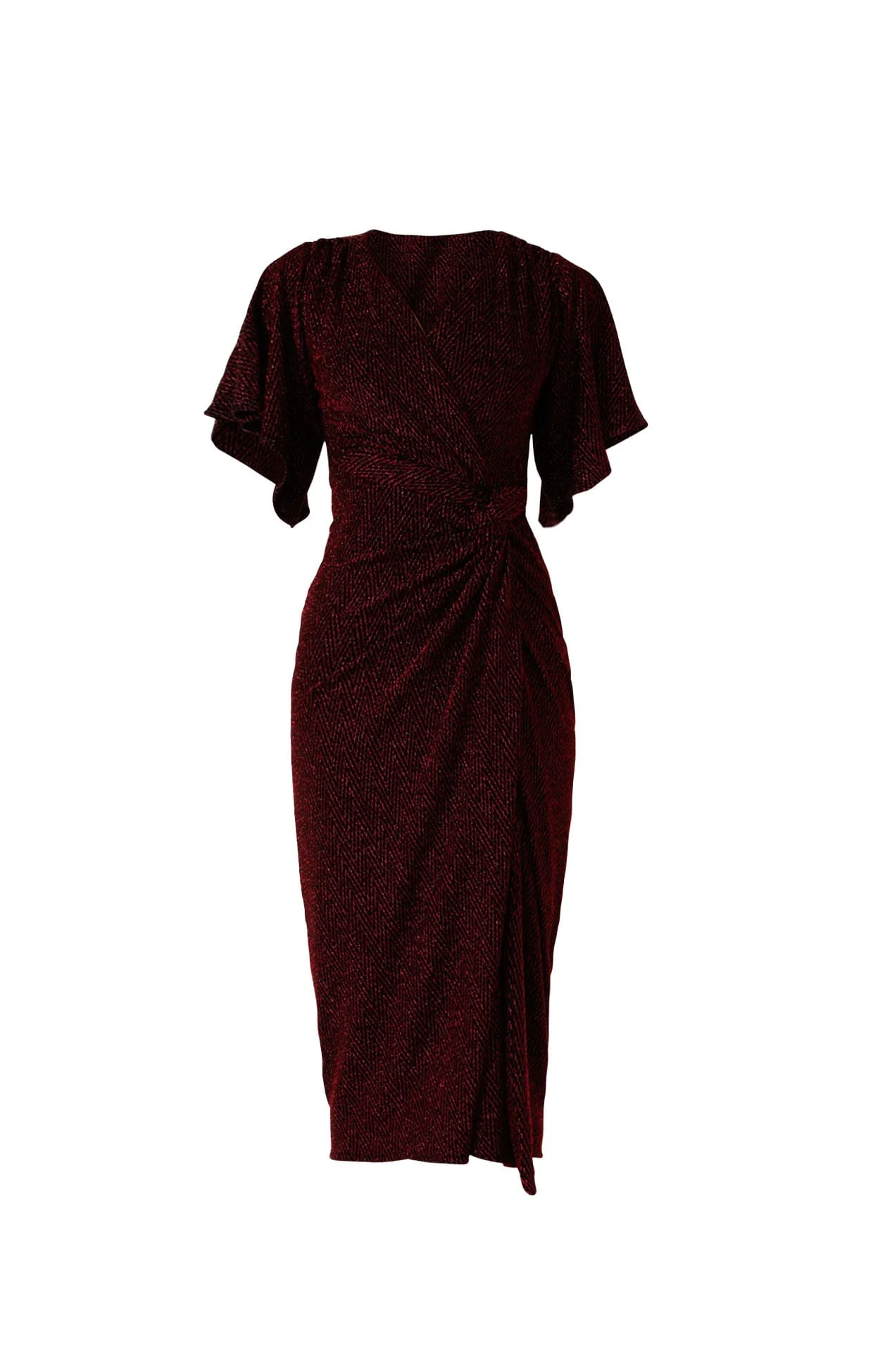 THE EMPORIUM DRESS IN RUBY - Image 6