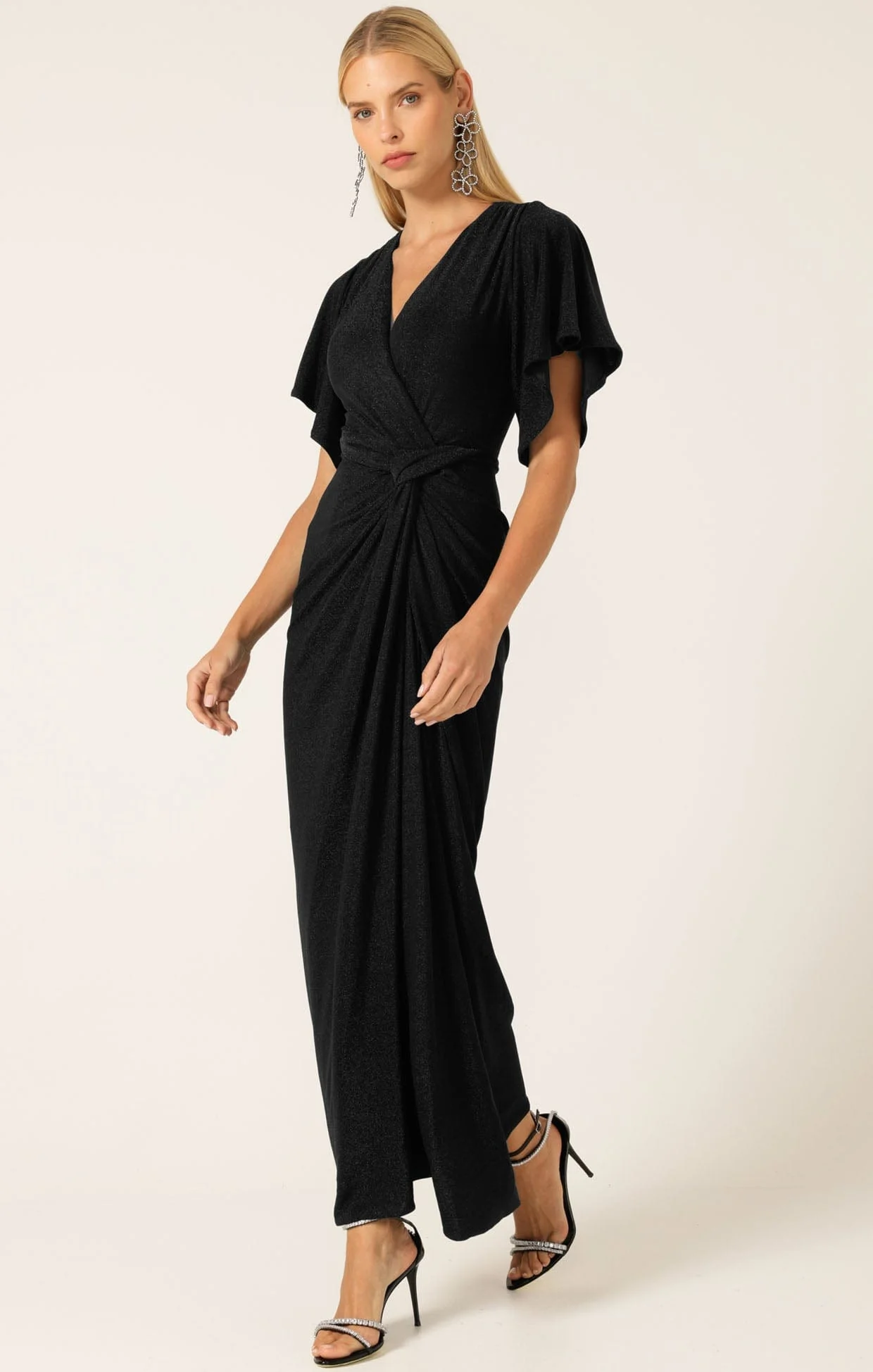 THE EMPORIUM MAXI DRESS IN BLACK - Image 4