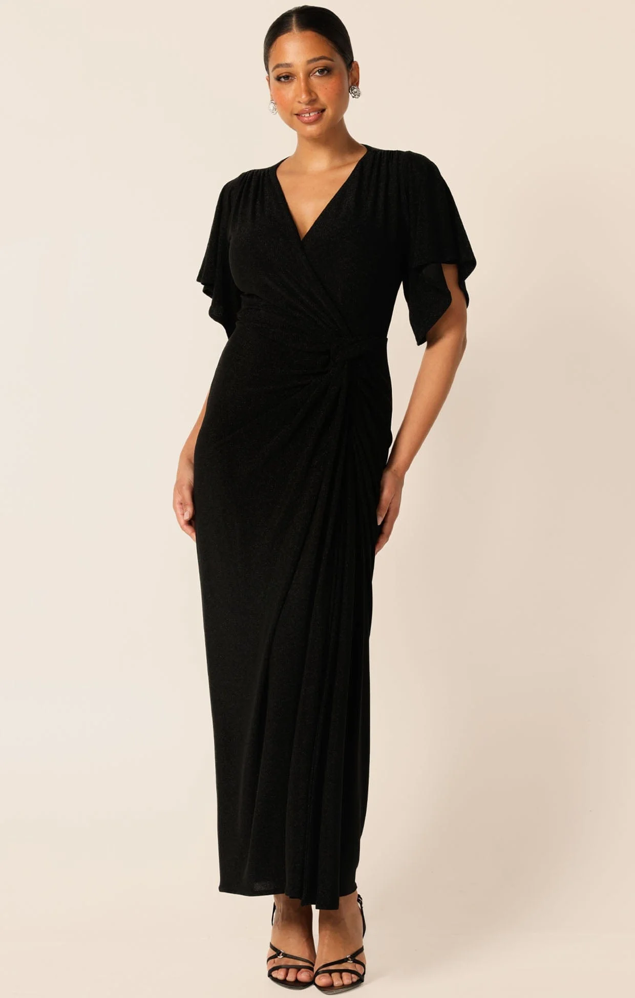 THE EMPORIUM MAXI DRESS IN BLACK - Image 5