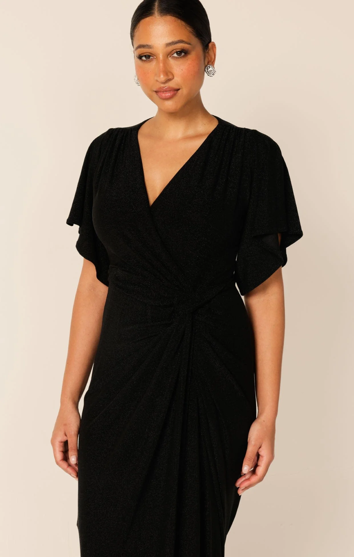 THE EMPORIUM MAXI DRESS IN BLACK - Image 7
