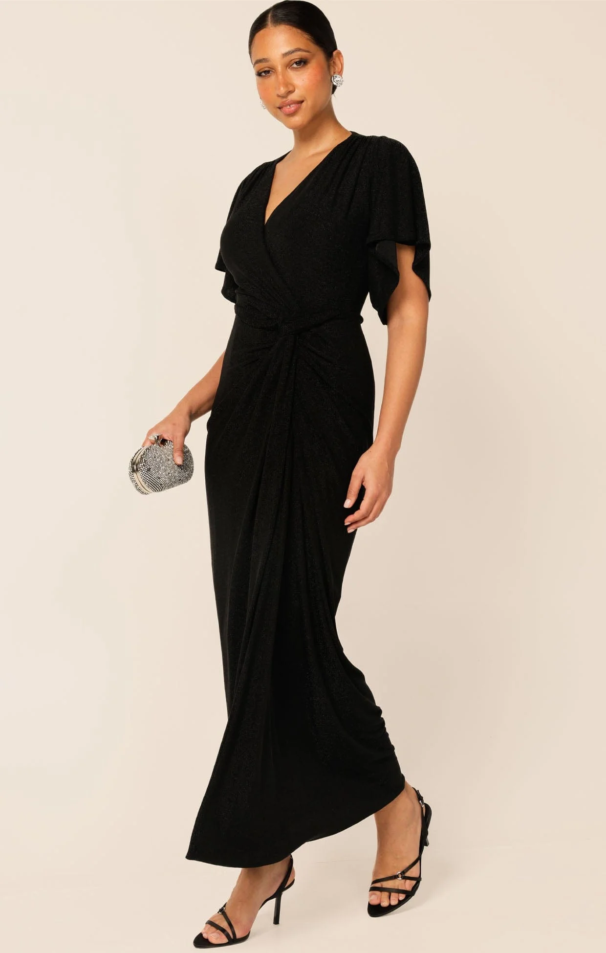 THE EMPORIUM MAXI DRESS IN BLACK - Image 8