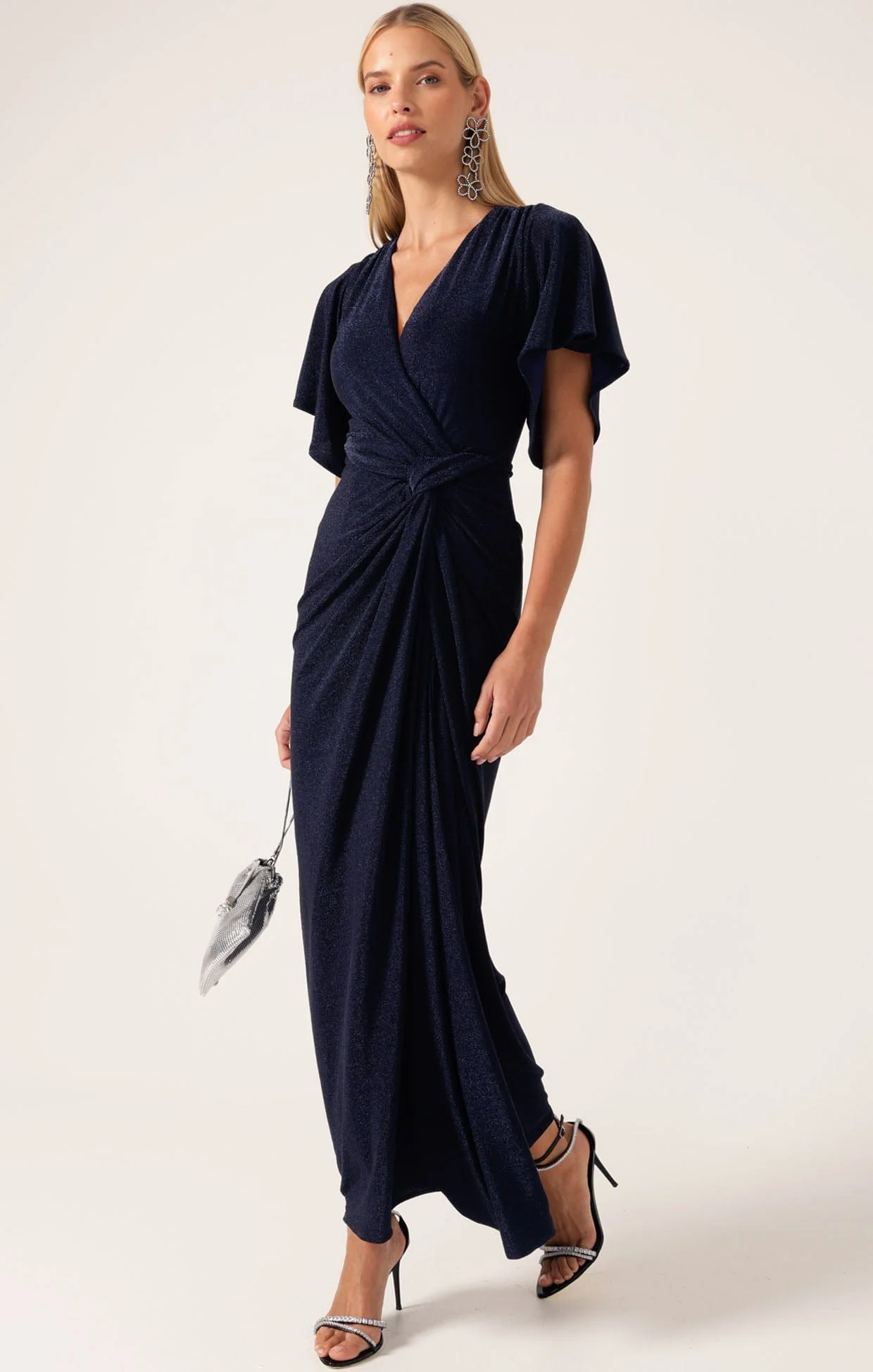 THE EMPORIUM MAXI DRESS IN NAVY - Image 7