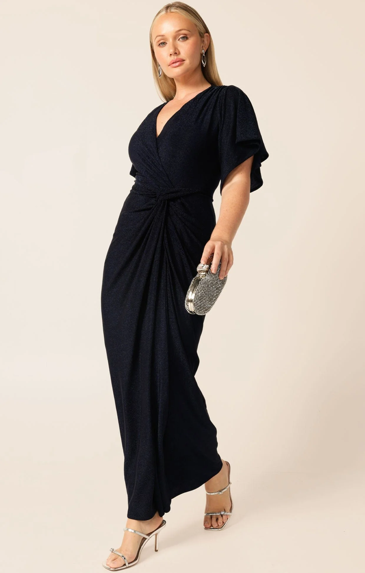 THE EMPORIUM MAXI DRESS IN NAVY - Image 8