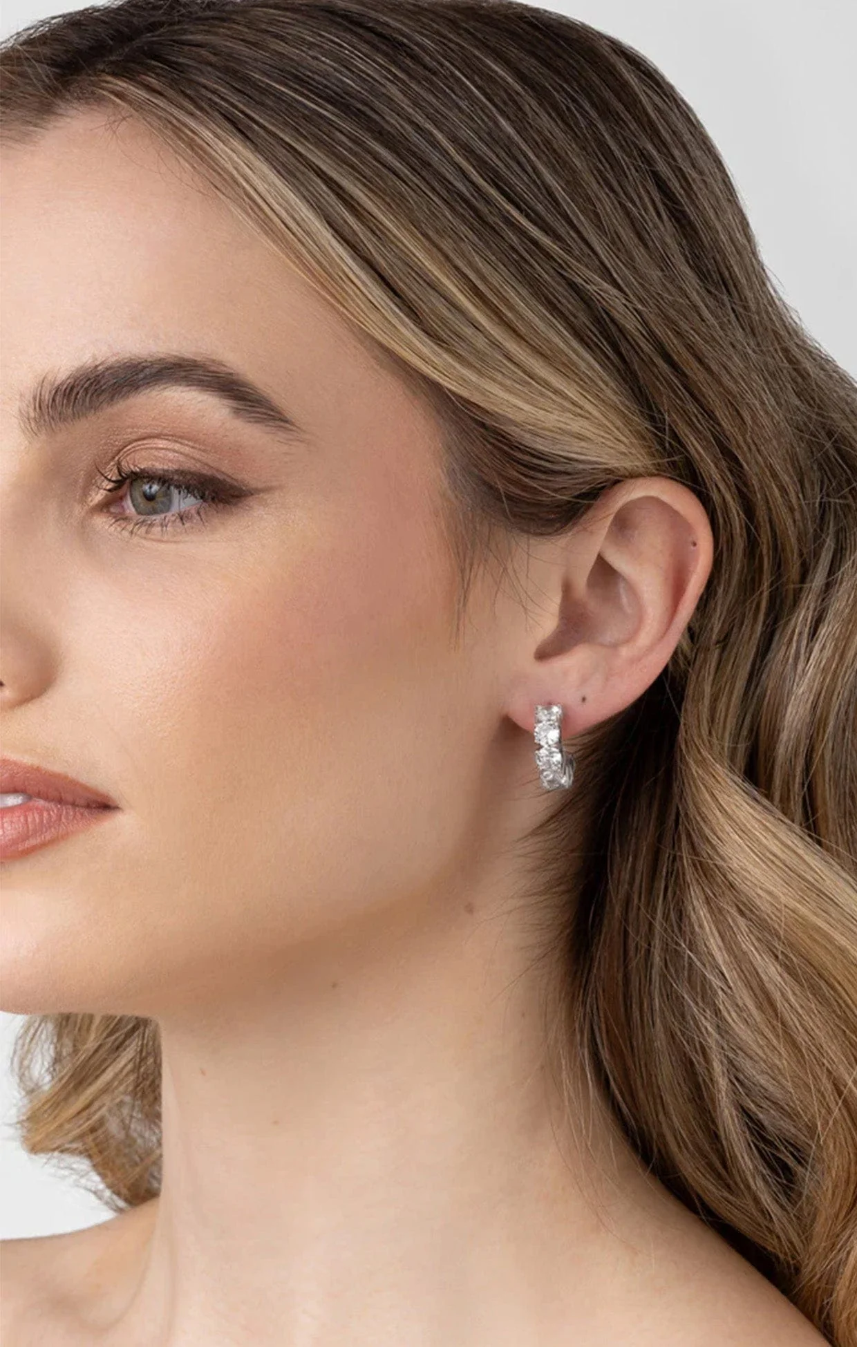VITTORIA EARRINGS IN SILVER - Image 2