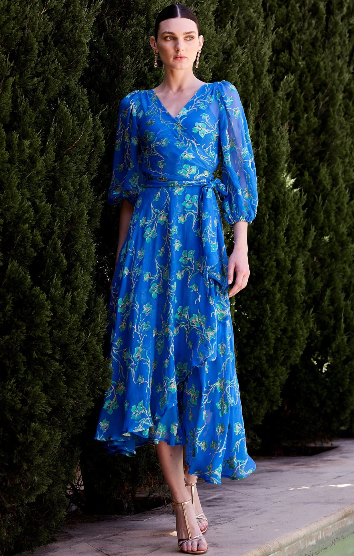 WATER LILY WRAP DRESS - Image 2