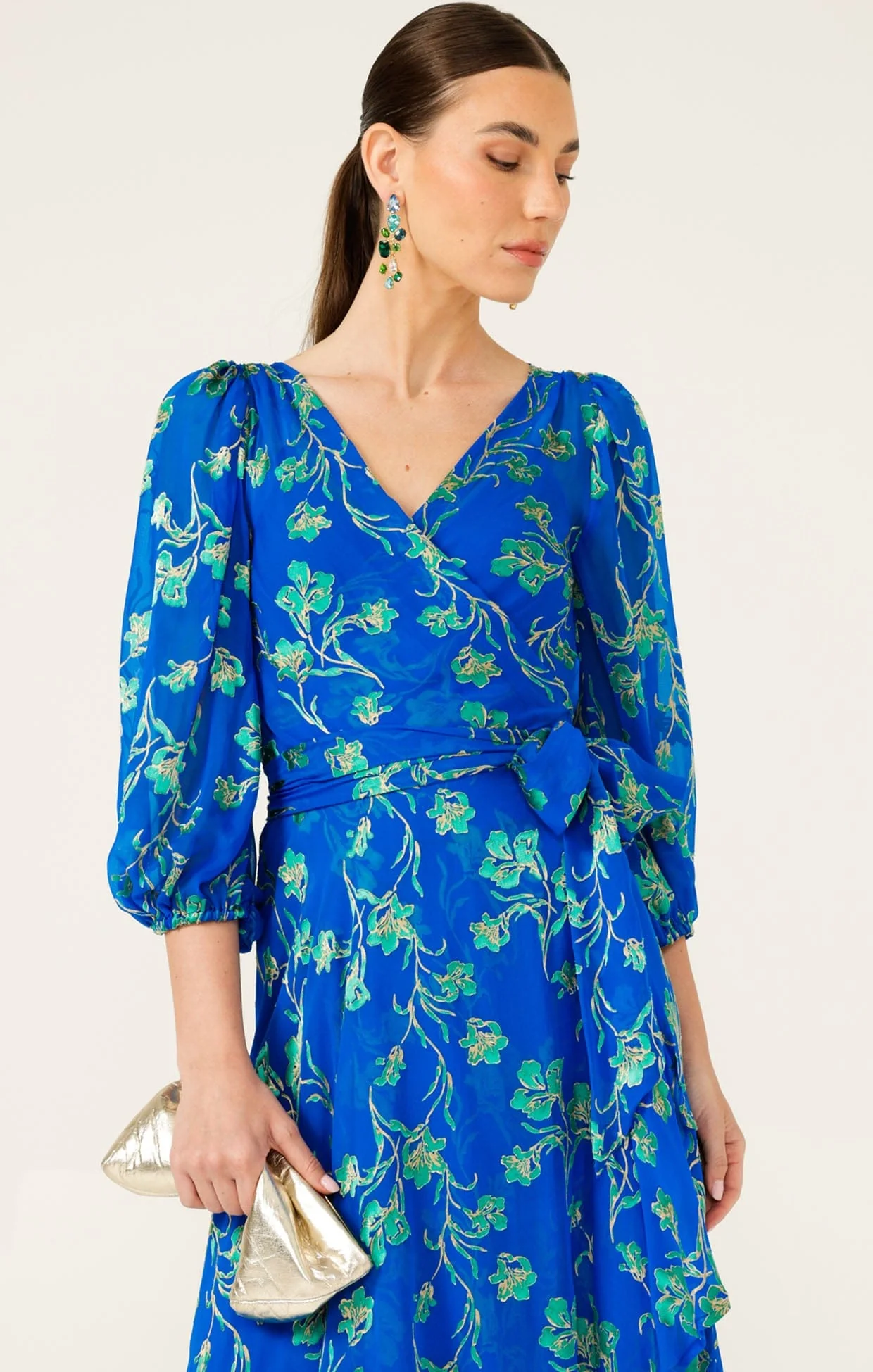 WATER LILY WRAP DRESS - Image 3