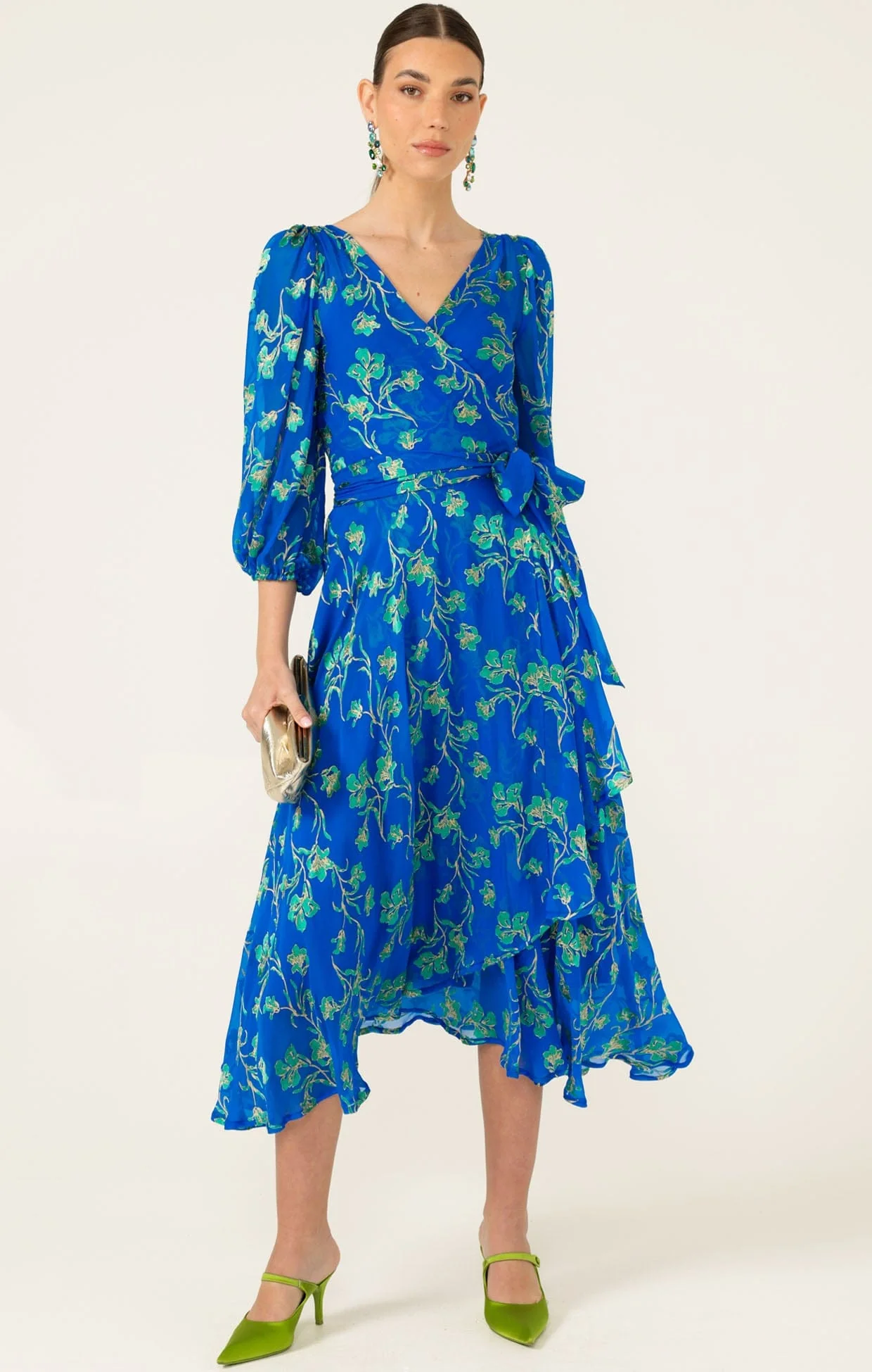 WATER LILY WRAP DRESS - Image 6