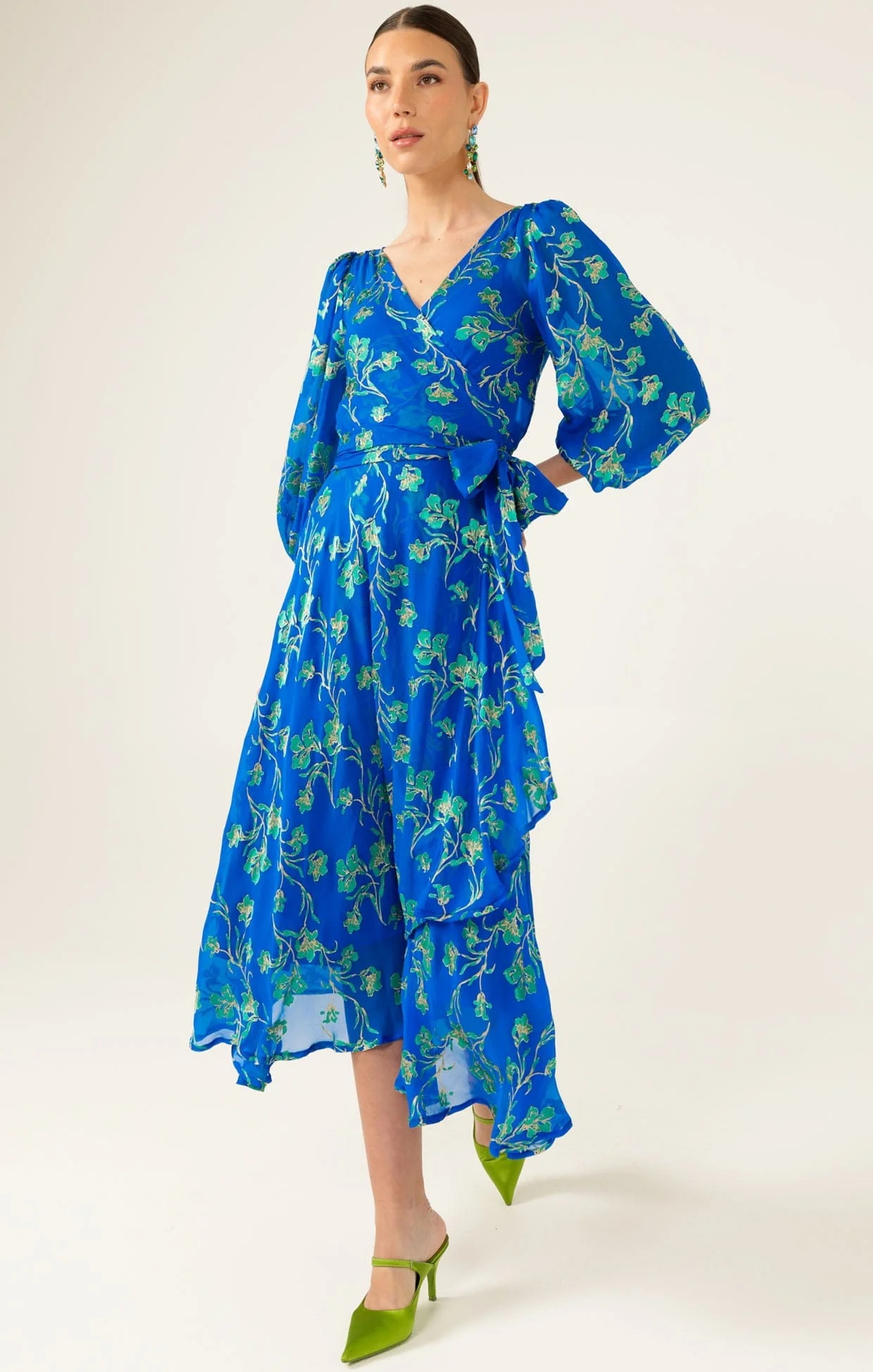 WATER LILY WRAP DRESS - Image 7