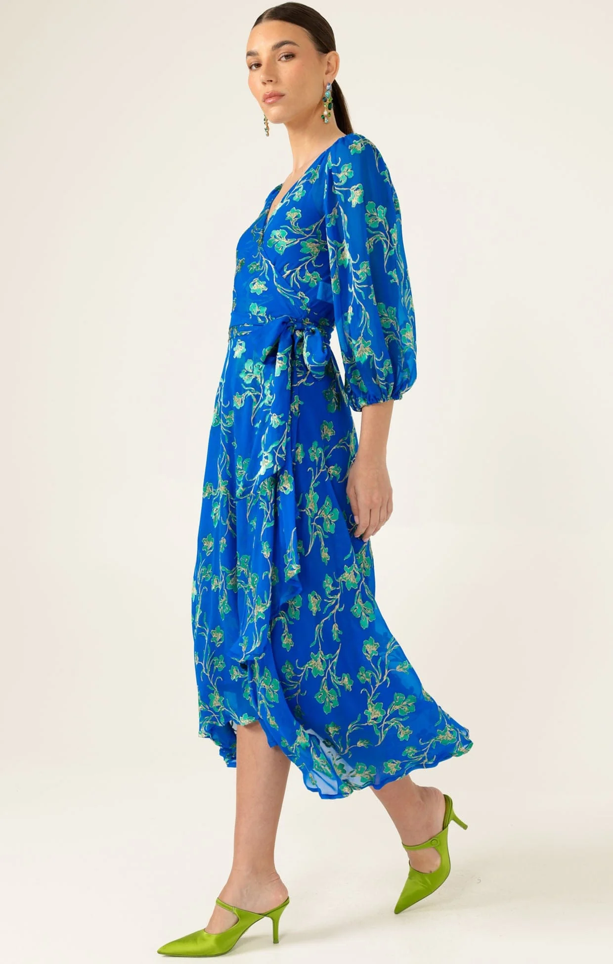 WATER LILY WRAP DRESS - Image 8
