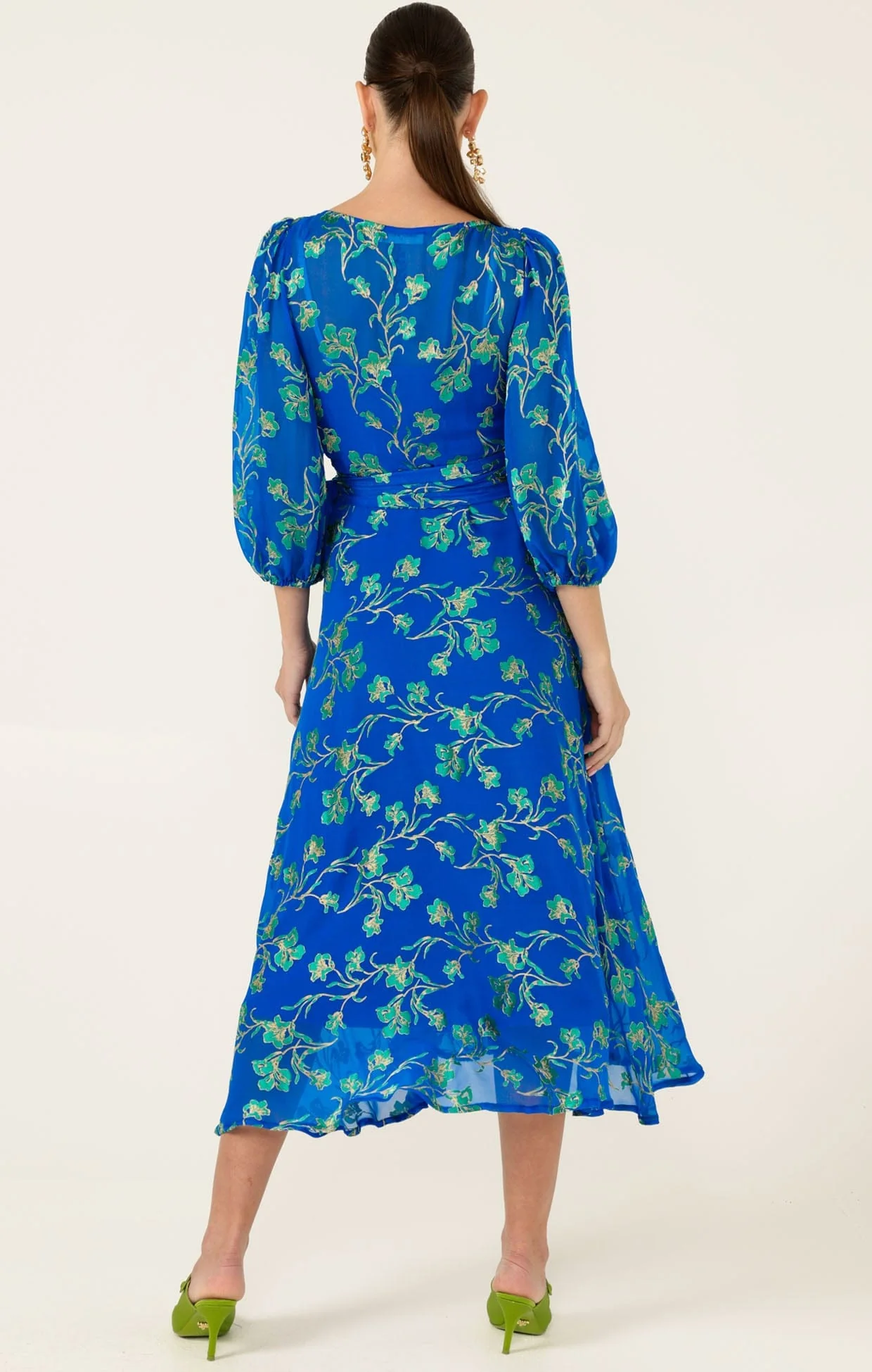 WATER LILY WRAP DRESS - Image 9